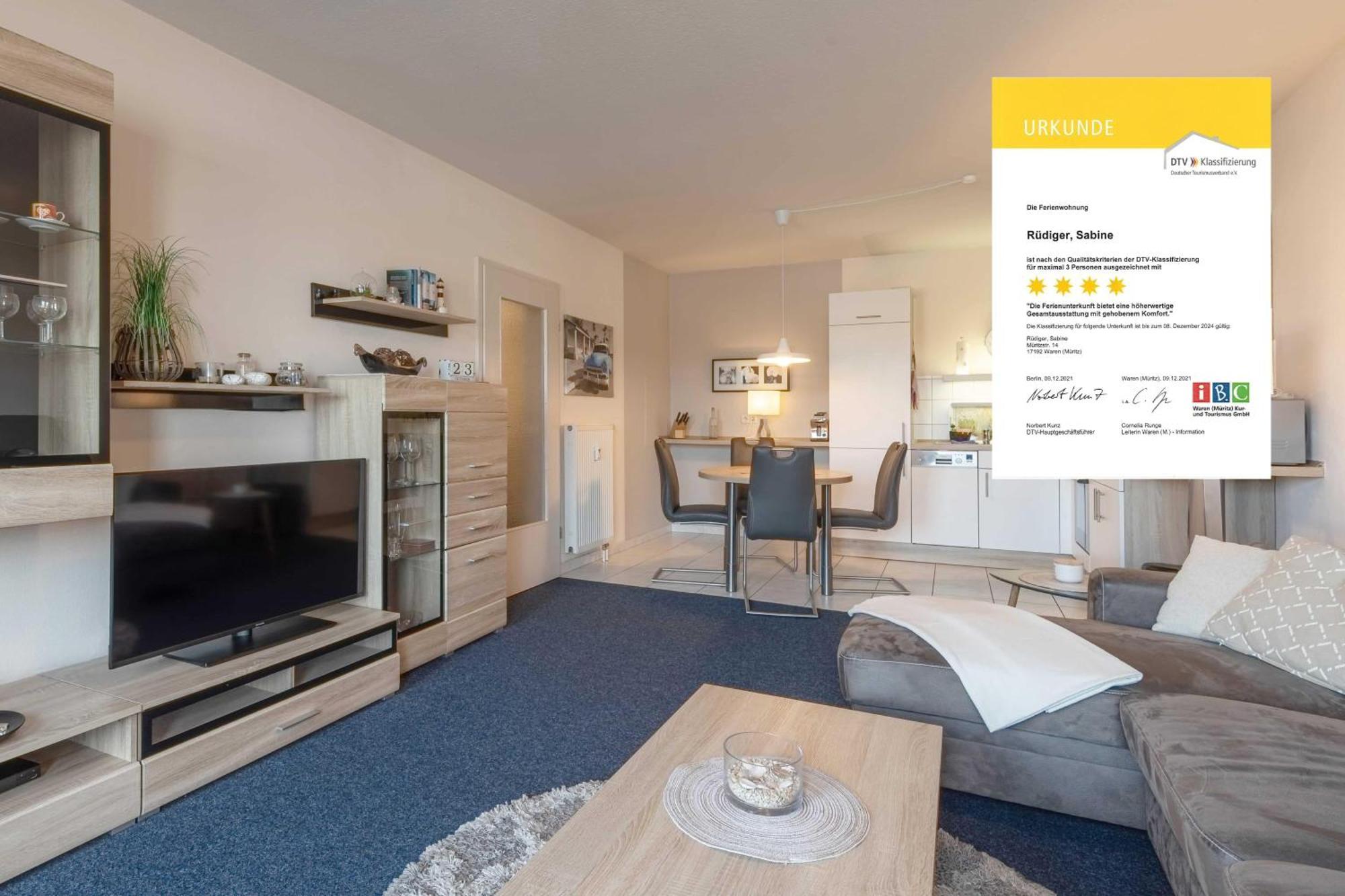 Hafenliebe Mit Blick Ueber Den Warener Stadthafen Apartment *
